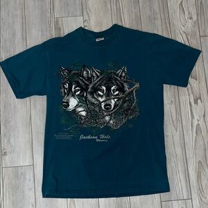 1990’s Vintage Nature Wolf Graphic T-Shirt